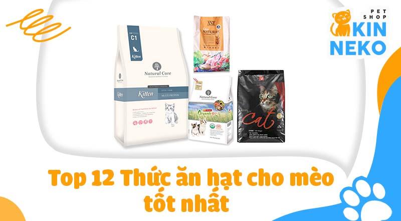 Các loại hạt khô cho mèo