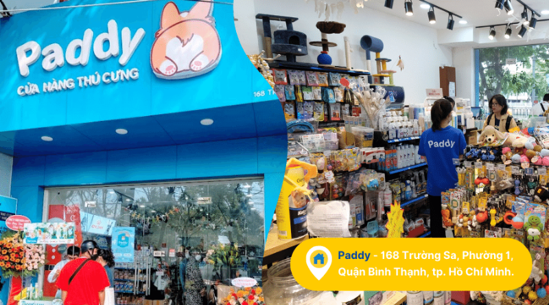 Chọn thức ăn cho thú cưng tại pet shop