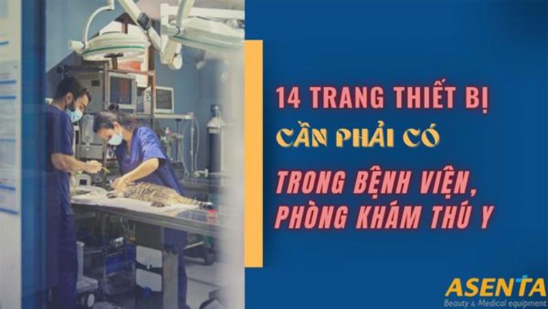 Trang thiết bị bệnh viện chó mèo