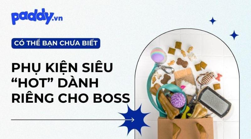 Vật dụng cần thiết cho chó mèo