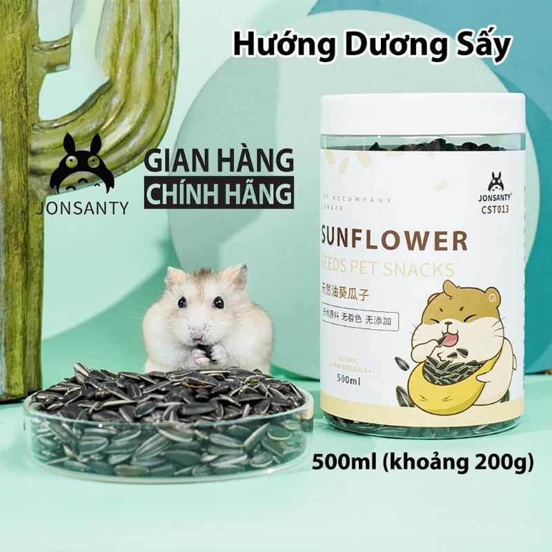 Chuột hamster ăn hạt hướng dương