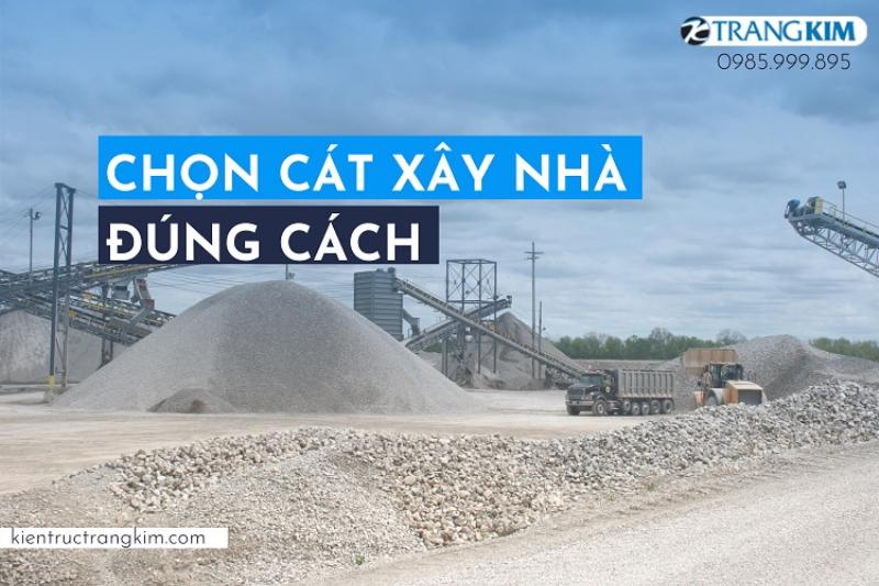 Kinh nghiệm chọn cát