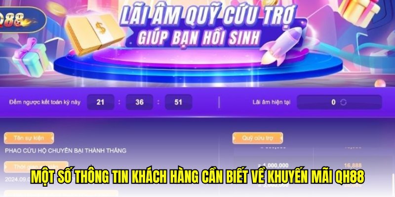 Một số thông tin khách hàng cần biết về khuyến mãi QH88